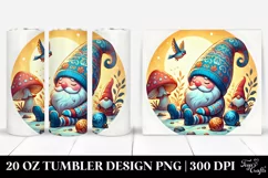 Holidays Gnomes Design Clipart 20 Oz Tumbler Product Image 1