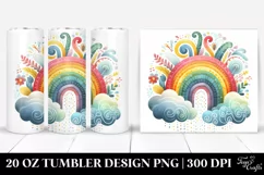 Colorful Rainbow | 20 Oz Tumbler Product Image 1