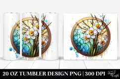 Stained Narcissus | 20 Oz Tumbler Product Image 1