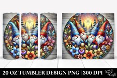 Colorful Gnome Design, High-Res 20 Oz Tumbler Product Image 1