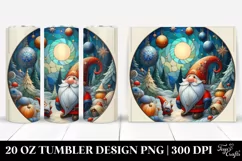 Gnomes Winter Designs Clipart 20 Oz Tumbler Product Image 1