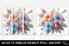 Shiny Impatiens Splash 20 Oz Tumbler Product Image 1
