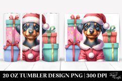 Expressive Doberman, Digital 20 Oz Tumbler Product Image 1