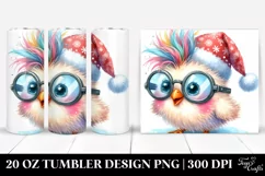 Cute Chicken, Festive 20 Oz Tumbler Product Image 1