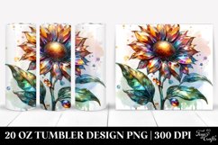 Shiny Sunflower Tumbler Product Image 1