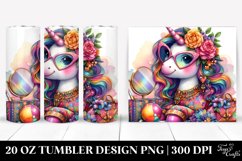 Cute Unicorn Drawing Tumbler | 20 oz Tumbler Product Image 1