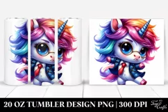 Dancing Baby Unicorn | 20 oz Tumbler Product Image 1