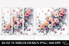 Tumbling with Spring Petals | 20 Oz Tumbler Product Image 1