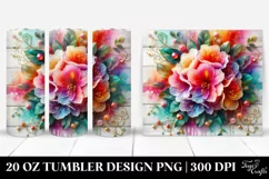 Colorful Rhododendron Tumbler Product Image 1