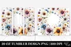 Colorful Wildflowers Design | 20 Oz Tumbler Product Image 1
