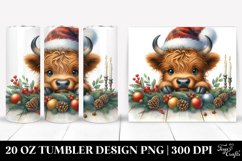Christmas PNG 20 Oz Tumbler Design Product Image 1