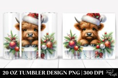 Christmas PNG 20 Oz Tumbler Design Product Image 1