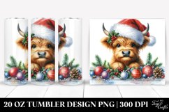 Christmas PNG 20 Oz Tumbler Design Product Image 1