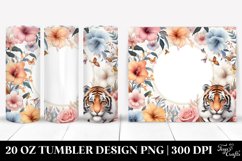Tigerfloral Frame Tumbler Product Image 1