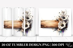 Personalized Plant Tumbler, 20 oz Skinny Tumbler Wrap Product Image 1