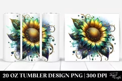 Shiny Sunflower | 20 Oz Tumbler Product Image 1