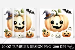 Simple Pumpkin Haloween Clipart 20 Oz Tumbler Product Image 1