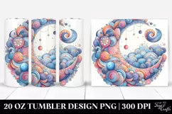 Colorful Whimsical Moon | 20 Oz Tumbler Product Image 1