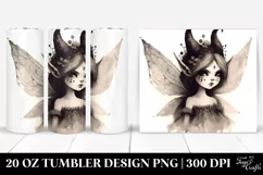 Vintage Evil Fairy Design | 20 oz Tumbler Product Image 1