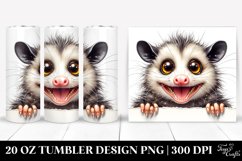 Crazy Looking Fur Opossum 20 oz Tumbler Product Image 1