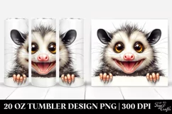 Crazy Looking Fur Opossum 20 oz Tumbler Product Image 1