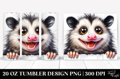 Crazy Looking Fur Opossum 20 oz Tumbler Product Image 1