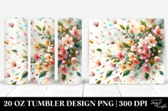 Spring Petals Fantasy Design | 20 Oz Tumbler Product Image 1