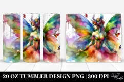 Magical Fairy Watercolor Tumbler Product Image 1