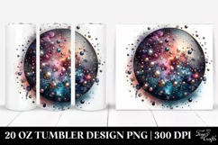 Abstract Shiny Cosmos 20 oz Tumbler Product Image 1