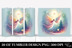Colorful Pastel Angel Clipart, Transparent 20 Oz Tumbler Product Image 1