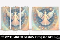 Colorful Pastel Angel Clipart, Transparent 20 Oz Tumbler Product Image 1