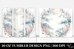 Simple White Tumbler Design | 20 oz Tumbler Product Image 1