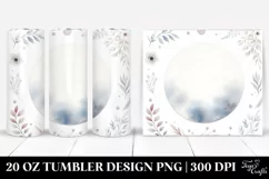 Simple White Tumbler Design | 20 oz Tumbler Product Image 1