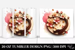 Stained Cherry Blossom | 20 Oz Tumbler Product Image 1
