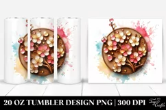 Golden Cherry Blossom | 20 Oz Tumbler Product Image 1