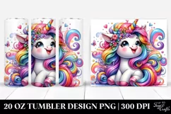 Funny Cute Unicorn | 20 oz Tumbler Product Image 1