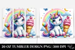 Funny Cute Unicorn | 20 oz Tumbler Product Image 1