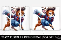 Happy Deer for Winter 20 Oz Tumbler Product Image 1