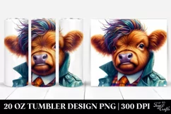 Proud Posing Highlandcow 20 Oz Tumbler Product Image 1