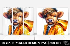 Proud Posing Highlandcow 20 Oz Tumbler Product Image 1