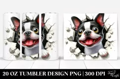 Funny Boston Terrier | 20 Oz Tumbler Product Image 1