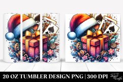 Christmas PNG 20 Oz Tumbler Design Product Image 1