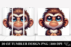 Goofy Monkey 20 Oz Tumbler Product Image 1