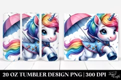 Modest Baby Unicorn Raincoat, 20 oz Tumbler Product Image 1