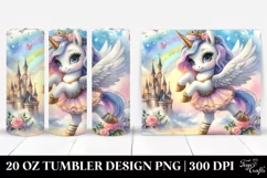Cute Unicorn Posing as a Dancer | 20 Oz Tumbler Product Image 1