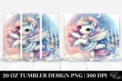 Enchanted Castle Unicorn | 20 Oz Tumbler Product Image 1