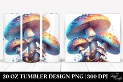 detailed Pastel Shiny Mushroom | 20 oz Tumbler Product Image 1