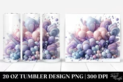 Monkey made of Flowers 20 Oz Tumbler Product Image 1