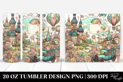 Vintage Postcard Style Design | 20 oz Tumbler Product Image 1