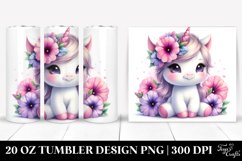 Baby Unicorn Petunia Tumbler Product Image 1